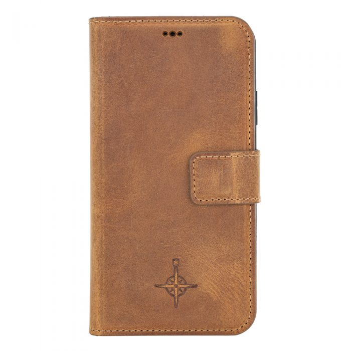 iPhone 11 – Detachable wallet case – Villa Cruoninga Cognac
