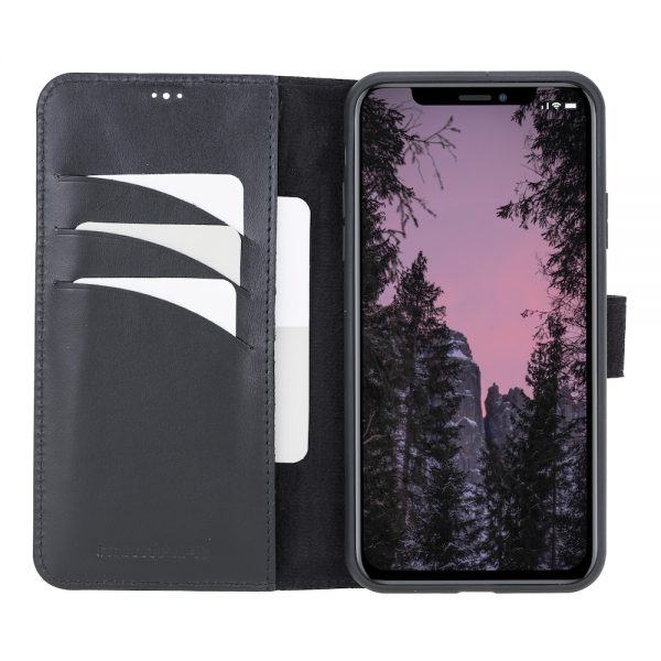 iPhone 11 Pro Max – Detachable wallet case – Burcht Trecht Black