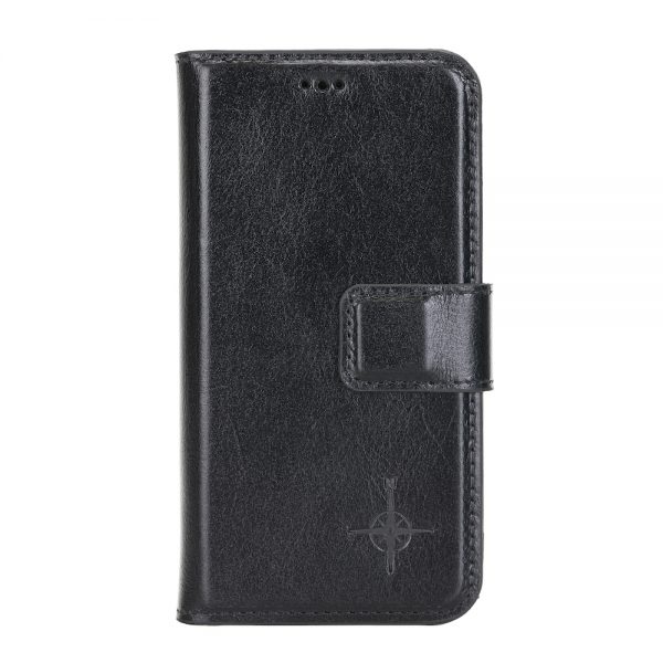 iPhone 12 Mini – Detachable wallet case – Burcht Trecht Black