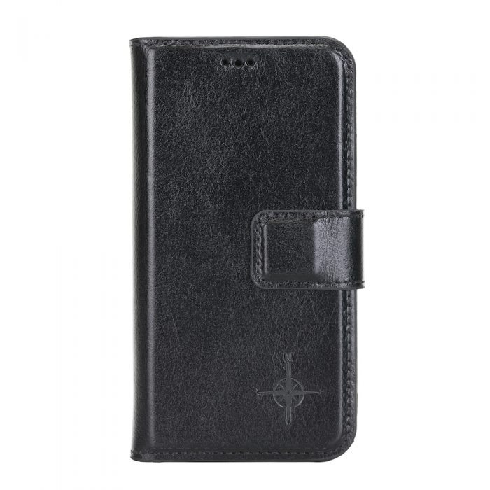 iPhone 12 Mini – Detachable wallet case – Burcht Trecht Black