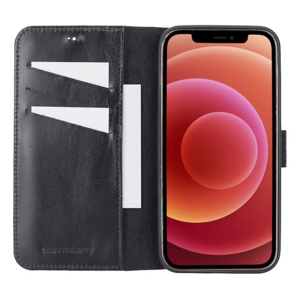 iPhone 12 Pro Max – Detachable wallet case – Burcht Trecht Black