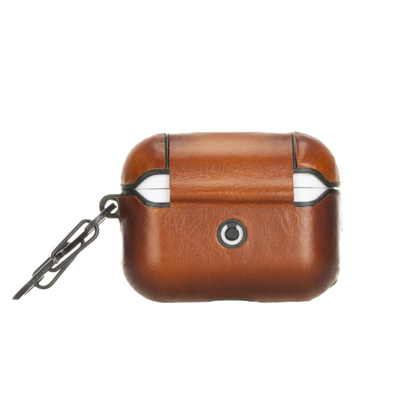 Apple AirPods Pro – Leather cover case – Haga Cognac