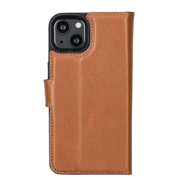iPhone 13 – Detachable wallet case – Burcht Trecht Cognac